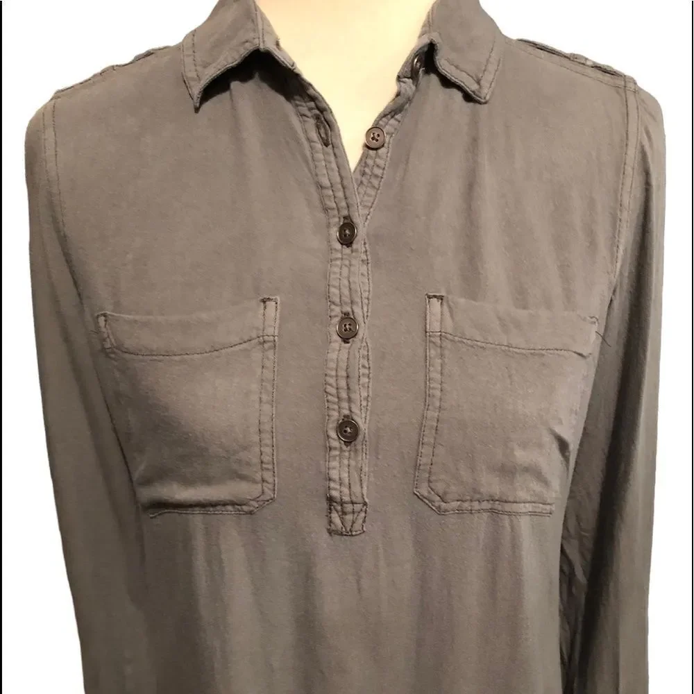 SO utility shirt dress with long sleeves - Picture 3 of 9